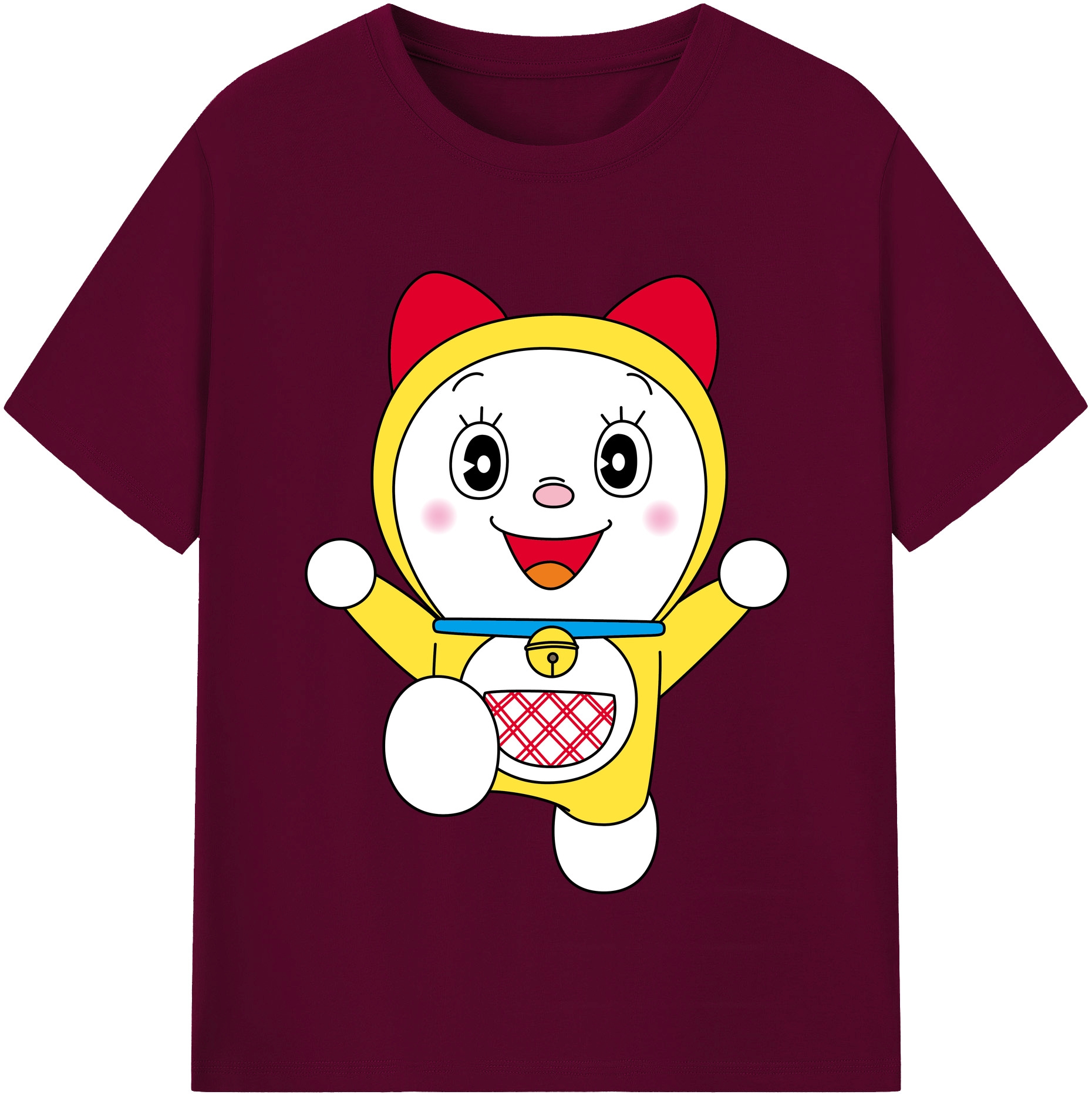 （画像用） ドラえもん ドラミ Doraemon Dorami レディースカジュアルプリントTシャツ（綿100％）